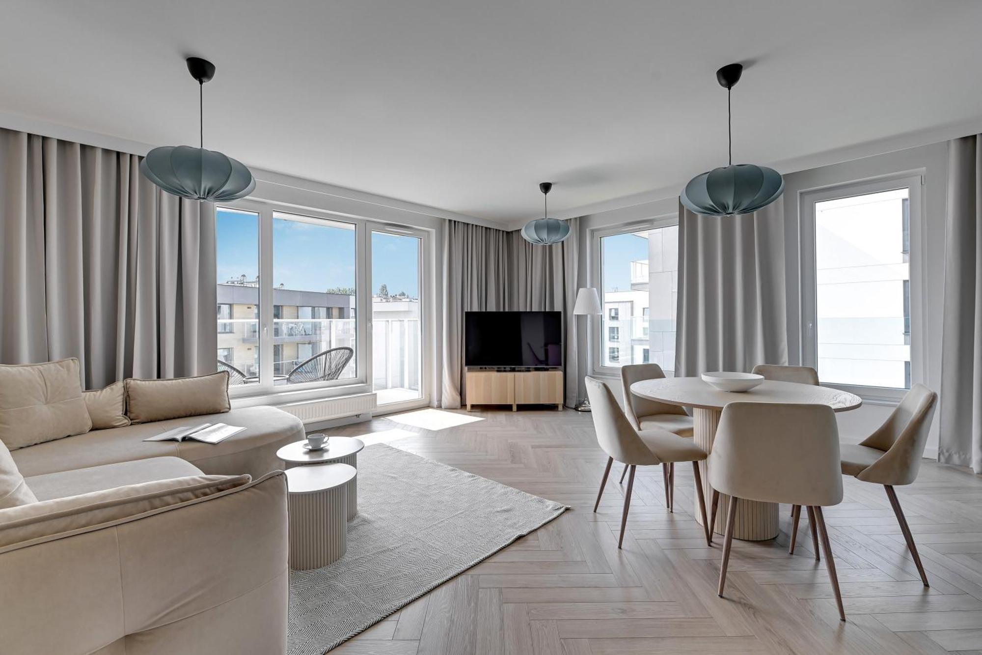 Przystan Letnica Seaside By Downtown Apartments Danzig Exterior foto